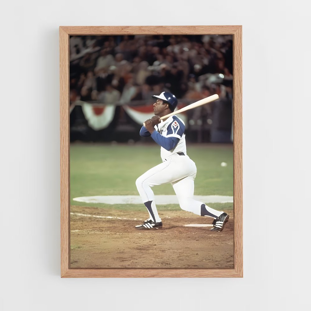 Poster Hank de aaron – affiche Baseball (vue 4)